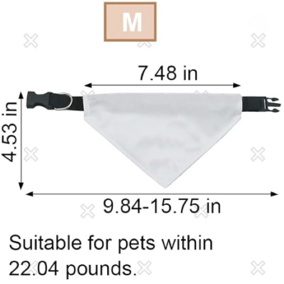 Chewy Vuitton dog collar bandana - Picture 2 of 7